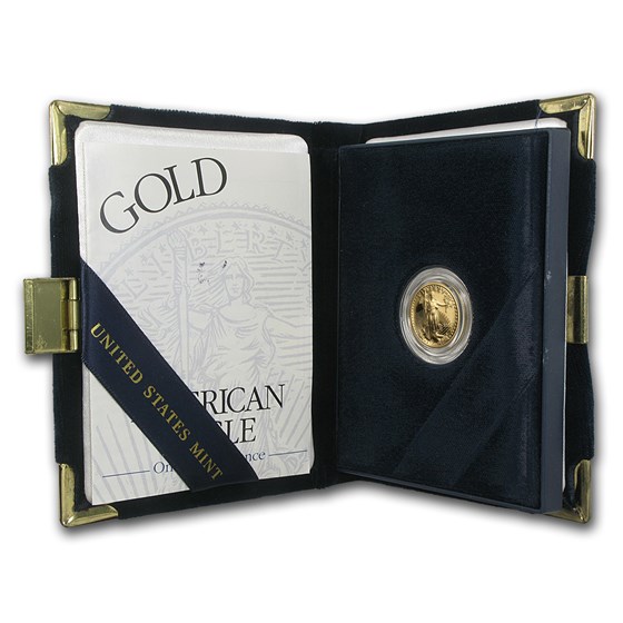 2001-W 1/10 oz Proof Gold American Eagle (w/Box & COA) 2001-W 1/10 oz Proof Gold American Eagle (w/Box & COA)